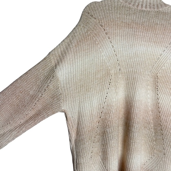 Torrid Butter Cream Chunky Open Front Cardigan Sweater Size 1X Knit Cozy Striped - Picture 10 of 11